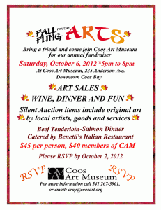 Fall Fling for the Arts
